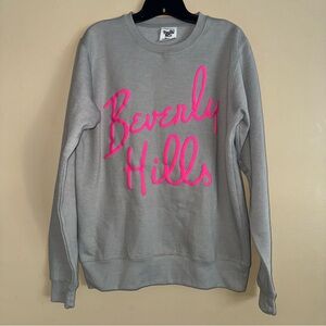 Pacific & Co Gray Beverly Hills California Sweatshirt Size S NWOT!